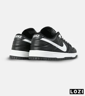 کفش کتانی مردانه و زنانه مشکی سفید نایک NIKE SB Dunk مدل 7534