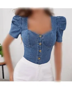 بلوز جین عروسکی