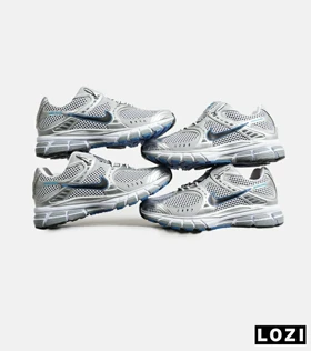 کفش کتانی مردانه طوسی آبی نایک NIKE zoom vomero 5