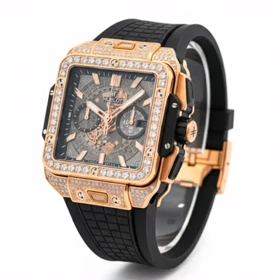 ساعت هابلوت دورنگین رزگلد