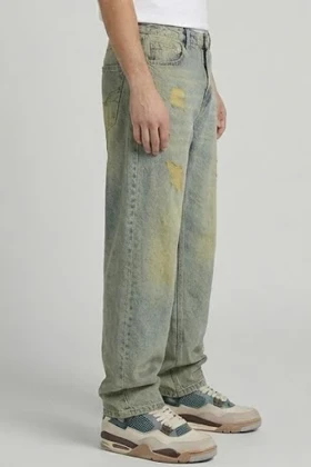 شلوار بگ مردانه جین MB319