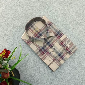 پیراهن طرحدار مردانه قواره ازاد ( قواره کلاسیک ) _ استین بلند