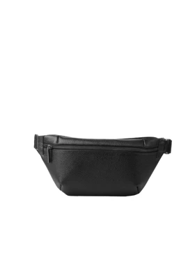 کیف کمری مردانه چرم کروکو مدل مارتینو new (مشکی)