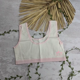 نیم‌تنه دخترانه بدون پد 104568(طرح رندوم)