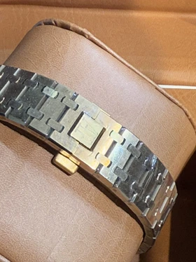 ساعت اودمار پیگهAP رزگلد صفحه سرمه ای