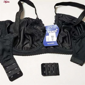 سوتین مشکی فنردار گیپور برند پانیذ کد 44400