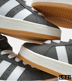 کفش کتانی نیم ساق مردانه و زنانه خاکستری ADIDAS Campus
