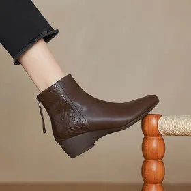 نیم‌بوت راحتی چرم