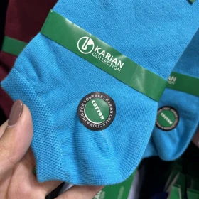 جوراب مچی ساده تک‌رنگ 1010 (آبی فیروزه ای)