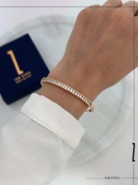 دستبند تک لاین نگین الماسی