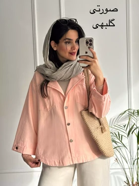 مانتو کتان جین رنگی شایلین