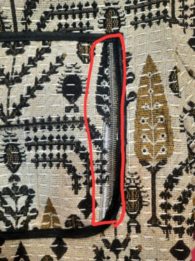 کت کوک دوزی ناز ( دارای ایراد جزئی )