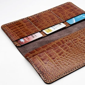 کیف پول پالتویی چرم مدل پایا