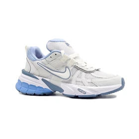 کفش و کتانی زنانه و دخترانه مدل نایک کوشلون NIKE V2K رنگ سفید آبی