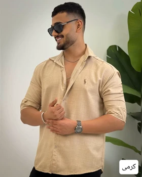 پیراهن مردانه استین بلند پلو_کد4414