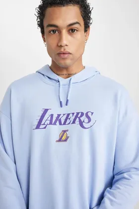سویشرت DeFactoFit NBA Los Angeles Lakers Comfort Fit Hooded B3893AX24SP