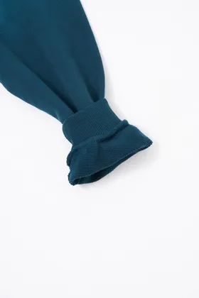 سویشرت مردانه سبز رنگ بنزینی شسته شده M3578