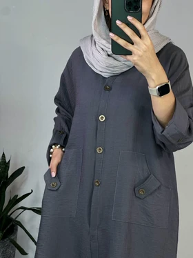 مانتو دکمه دار قاصدک1