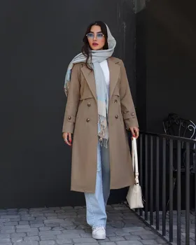 بارانی بلند مدل هانیا کد 3350