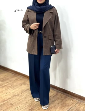 پالتو فوتر آستردار یاسمن