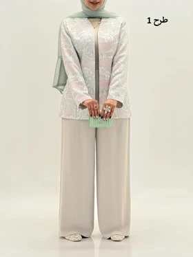 4229-کت ژاکارد غزل