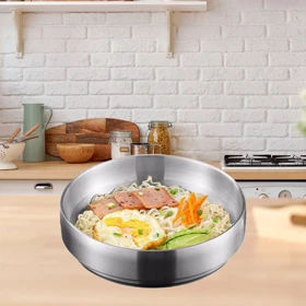 کاسه دوجداره استیل سیلور یونیک پلاس / Unique plus در سه سایز