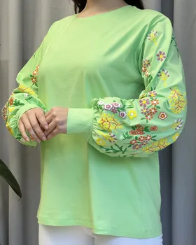 بلوز آستین گل‌دار 5