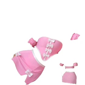 کاستوم فانتزی صورتی برند مایلا کد 8005