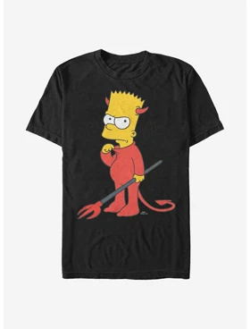تیشرت simpsons | تیشرت سیمپسون‌ها طرح Devil Bart کد 106322