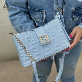 کیف زنانه فندی Fendi Baguette Bag A01 (آبی)