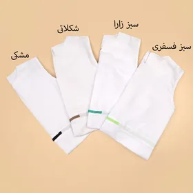 پیراهن لینن جیب‌دار