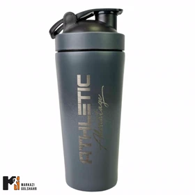 شیکر استیل ATHLETIC پره پلاستیکی کد 7501 (طوسی)