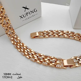 دستبند رولکس نگین‌دار ژوپینگ