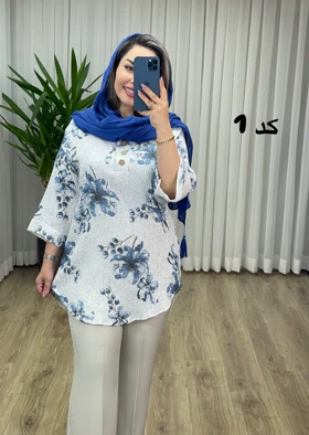 شومیز مانتویی کد 2079