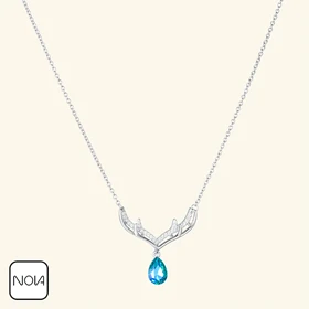 گردنبند نقره شاخ گوزن