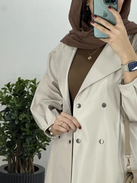 بارانی بلند ضد آب سمن