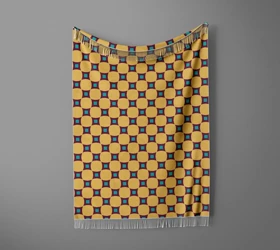 شال مبل ریش دار sofa shawl 252