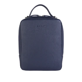 کیف دوشی چرم بزرگ 0023 (سورمه ای)