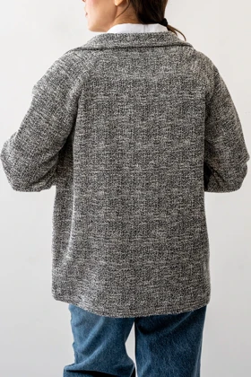 پالتو کوتاه جیب‌دار زنانه