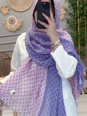 0257-شال طرحدار ژابیز