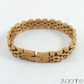 دستبند رولکس زنانه رزگلد 40036