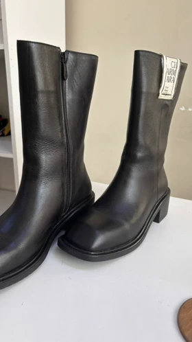 نیم بوت زنانه مشکی مدل Emma -- gb