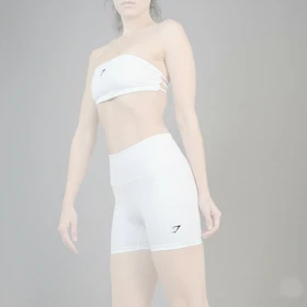 ست دکلته و کشاله بند ورزشی زنانه جیم شارک مدل 4H0898 سفید