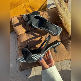 صندل پاشنه پاپیونی پیچازی –