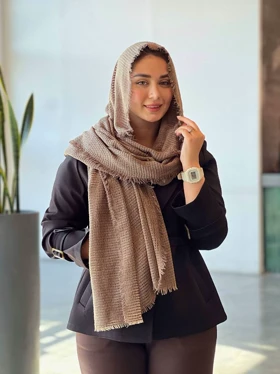 شال پاییزه لانچی (نسکافه ای)