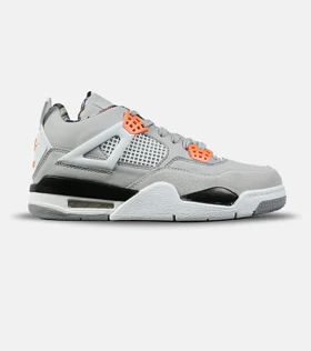 کفش کتانی ساق‌دار مردانه و زنانه طوسی NIKE jordan 4 مدل 7719