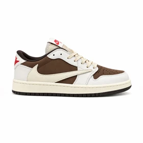 کفش و کتانی مردانه مدل نایک ترویس NIKE TRAVIS رنگ سفید کرم کد 30278