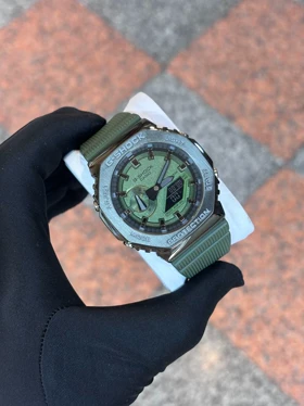 ساعت جی شاک 2100سبز ارتشی