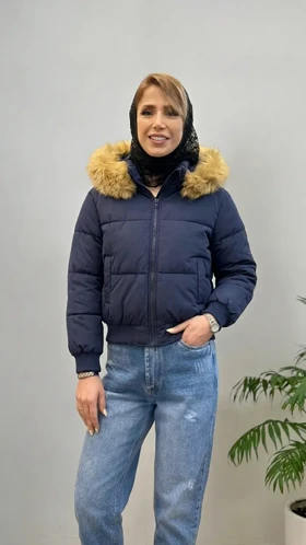 کاپشن کراپ زنانه مدل فیرای