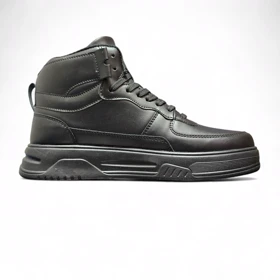 کفش آدیداس ساق‌دار چرمی مشکی